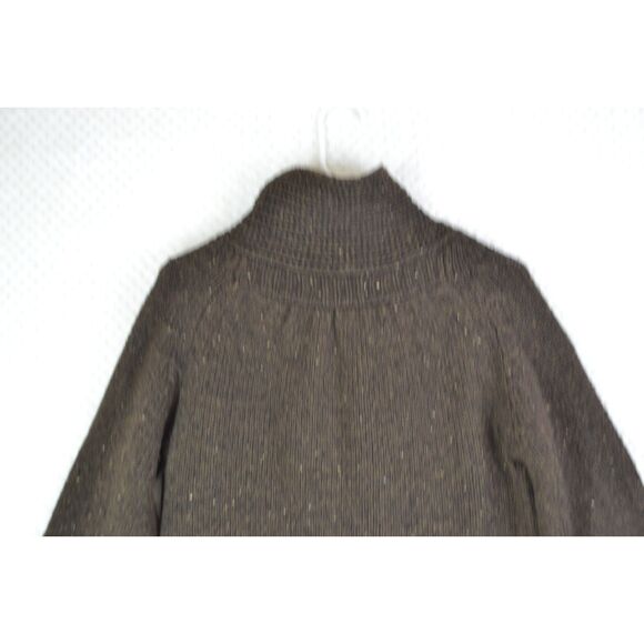 Max Studio MSSP Women's Medium Brown Lambswool Long Cardigan Sweater - Picture 12 of 13